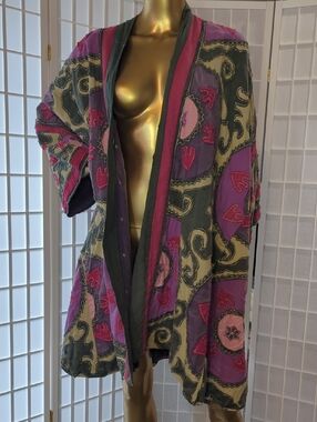 Magnolia Pearl Applique Hippie Coat